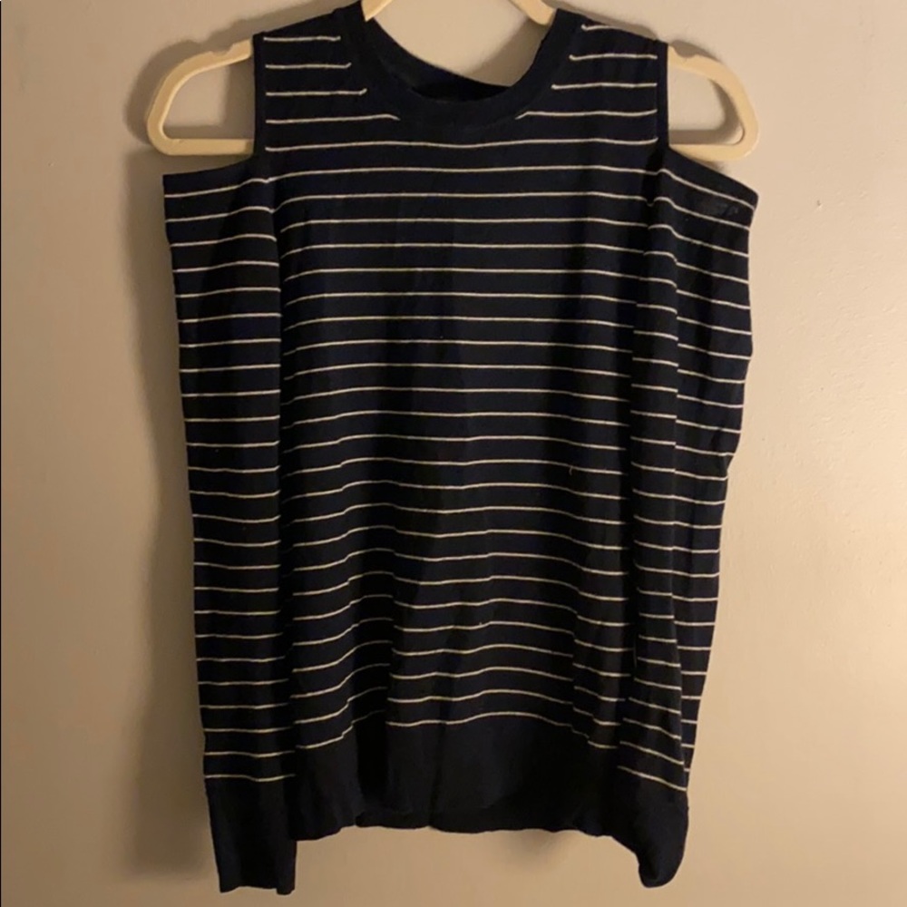 Merino wool banana republic cold shoulder sweater